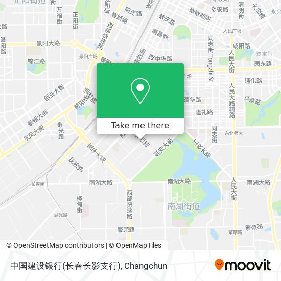 中国建设银行(长春长影支行) map