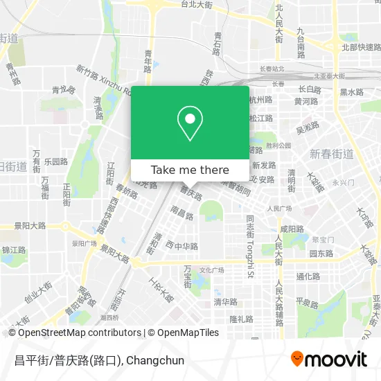 昌平街/普庆路(路口) map