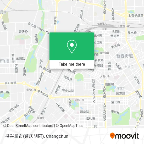 盛兴超市(普庆胡同) map