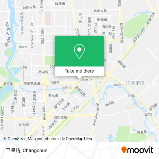 卫星路 map