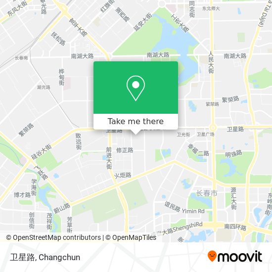 卫星路 map