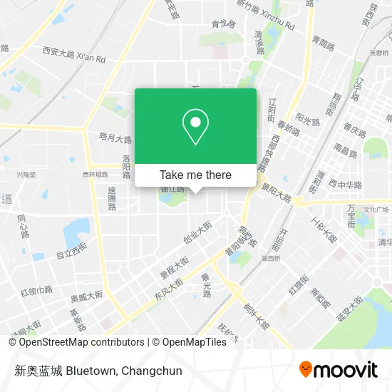 新奥蓝城 Bluetown map
