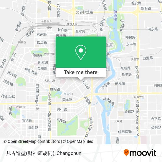 凡古造型(财神庙胡同) map