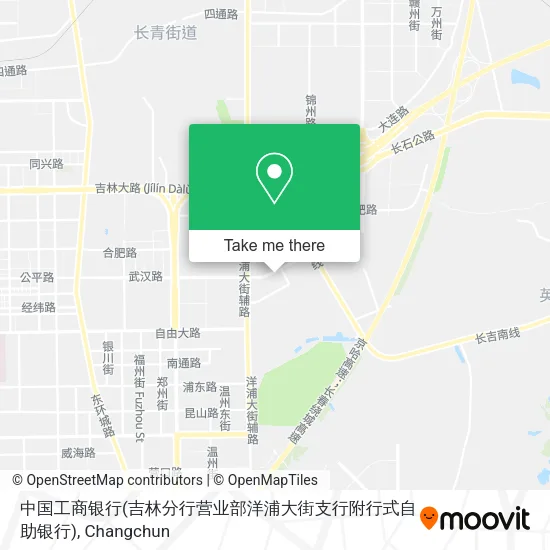 中国工商银行(吉林分行营业部洋浦大街支行附行式自助银行) map