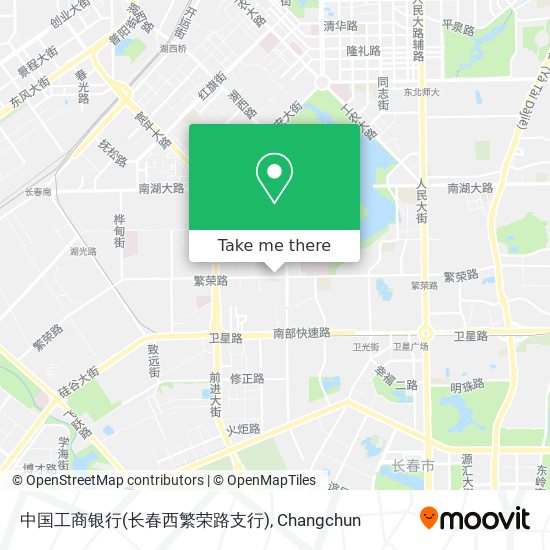 中国工商银行(长春西繁荣路支行) map