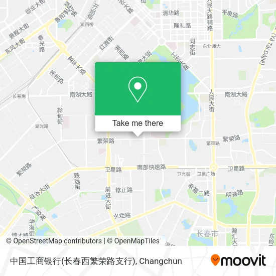 中国工商银行(长春西繁荣路支行) map