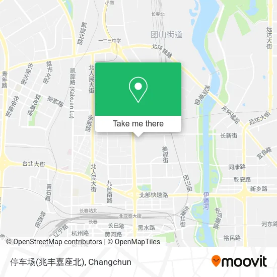 停车场(兆丰嘉座北) map