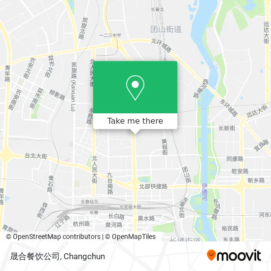 晟合餐饮公司 map