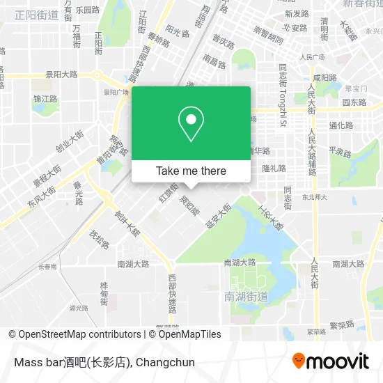 Mass bar酒吧(长影店) map