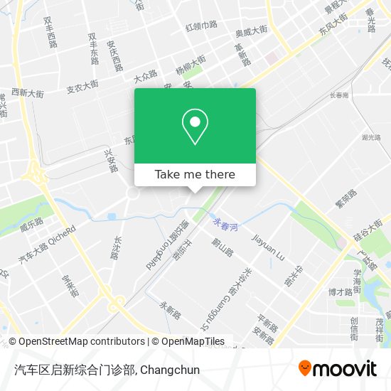 汽车区启新综合门诊部 map
