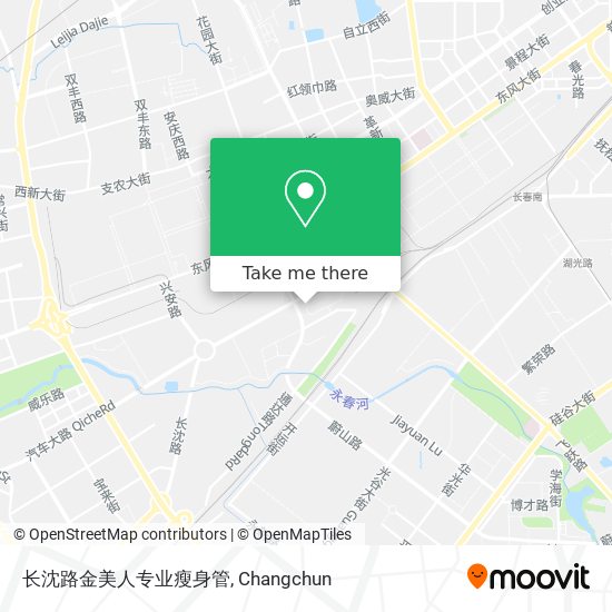 长沈路金美人专业瘦身管 map