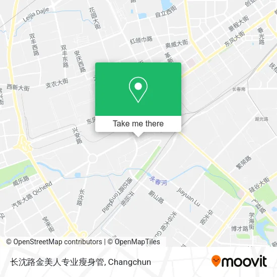 长沈路金美人专业瘦身管 map
