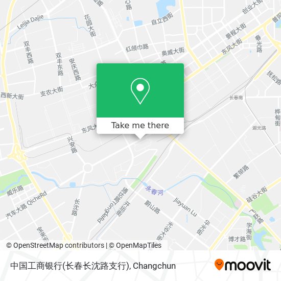 中国工商银行(长春长沈路支行) map