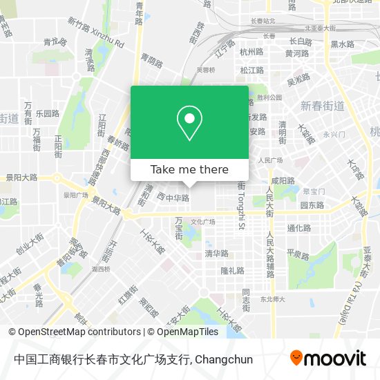 中国工商银行长春市文化广场支行 map