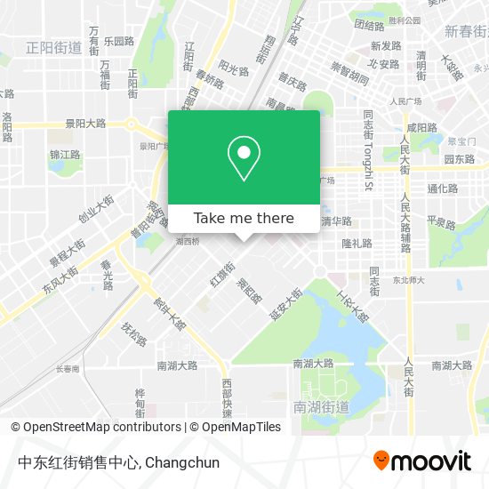 中东红街销售中心 map