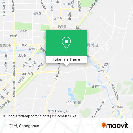 中东街 map