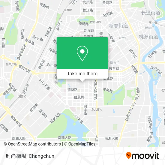 时尚梅阁 map