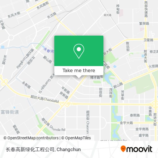 长春高新绿化工程公司 map