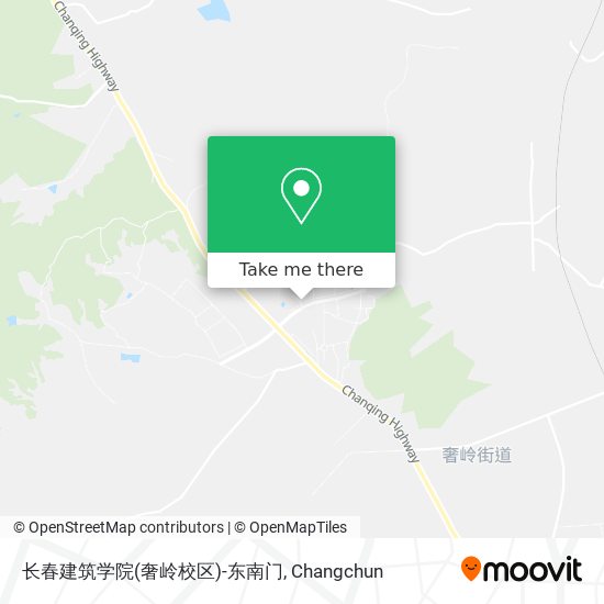 长春建筑学院(奢岭校区)-东南门 map