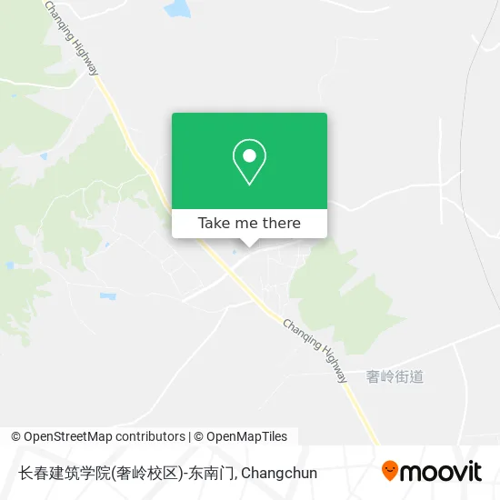 长春建筑学院(奢岭校区)-东南门 map