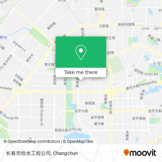 长春市给水工程公司 map