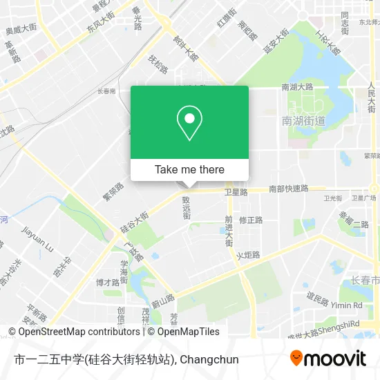 市一二五中学(硅谷大街轻轨站) map
