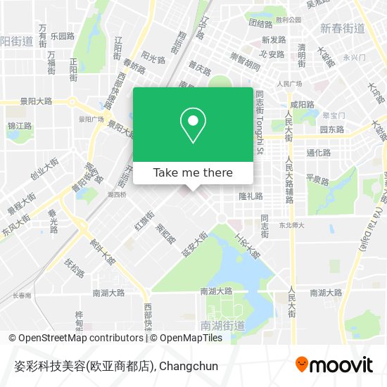 姿彩科技美容(欧亚商都店) map