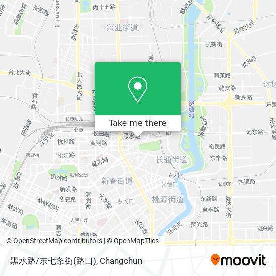 黑水路/东七条街(路口) map