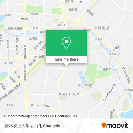 吉林农业大学-西1门 map