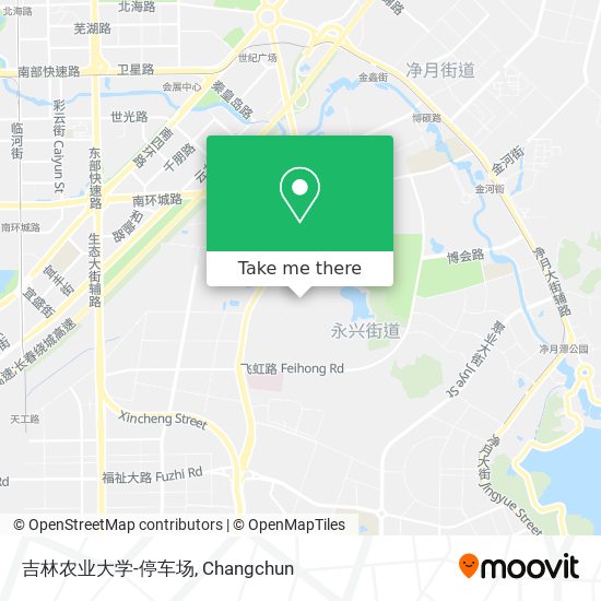吉林农业大学-停车场 map