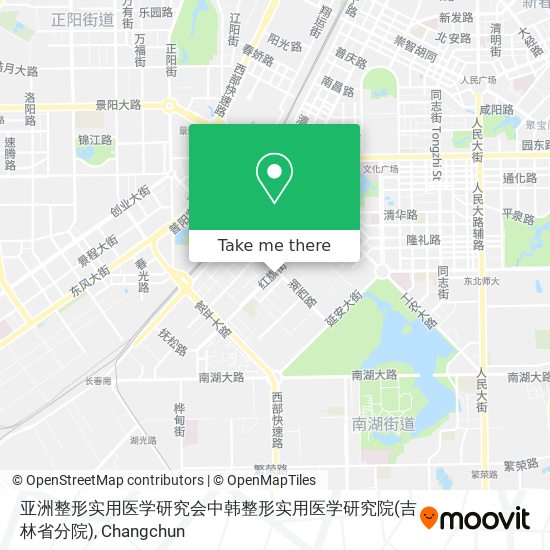 亚洲整形实用医学研究会中韩整形实用医学研究院(吉林省分院) map