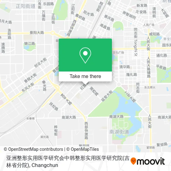 亚洲整形实用医学研究会中韩整形实用医学研究院(吉林省分院) map