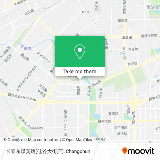 长春东煤宾馆(硅谷大街店) map