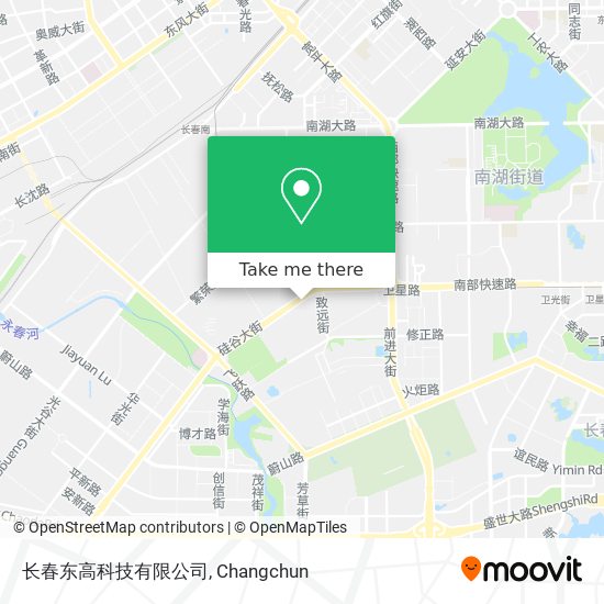 长春东高科技有限公司 map