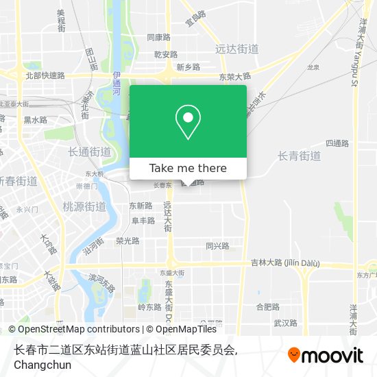 长春市二道区东站街道蓝山社区居民委员会 map