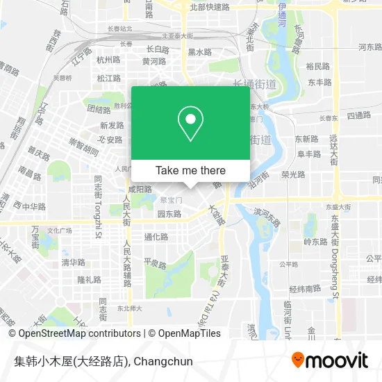 集韩小木屋(大经路店) map