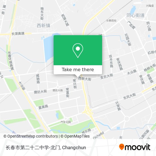 长春市第二十二中学-北门 map