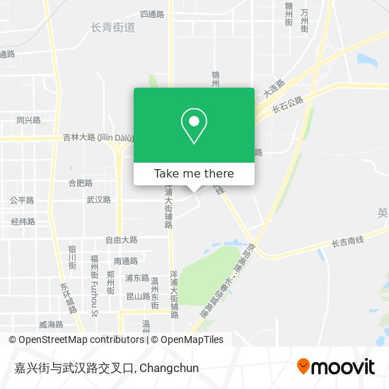 嘉兴街与武汉路交叉口 map