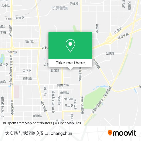 大庆路与武汉路交叉口 map