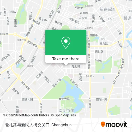 隆礼路与新民大街交叉口 map