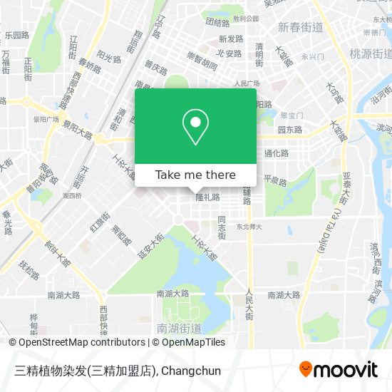 三精植物染发(三精加盟店) map