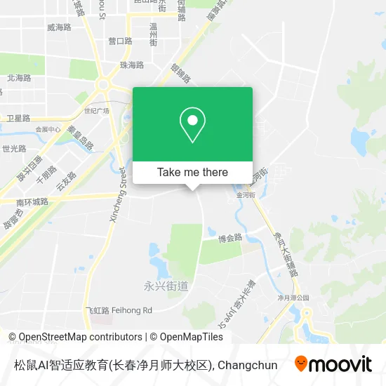 松鼠AI智适应教育(长春净月师大校区) map