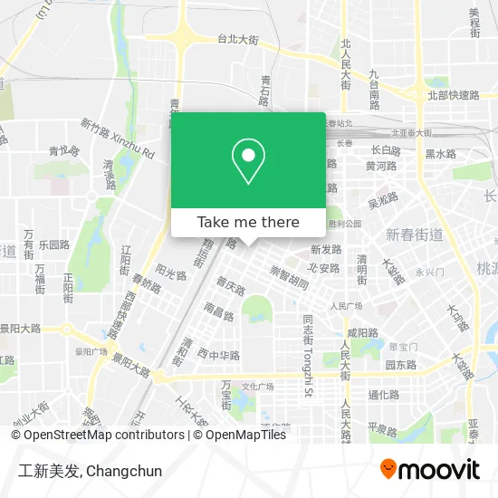 工新美发 map