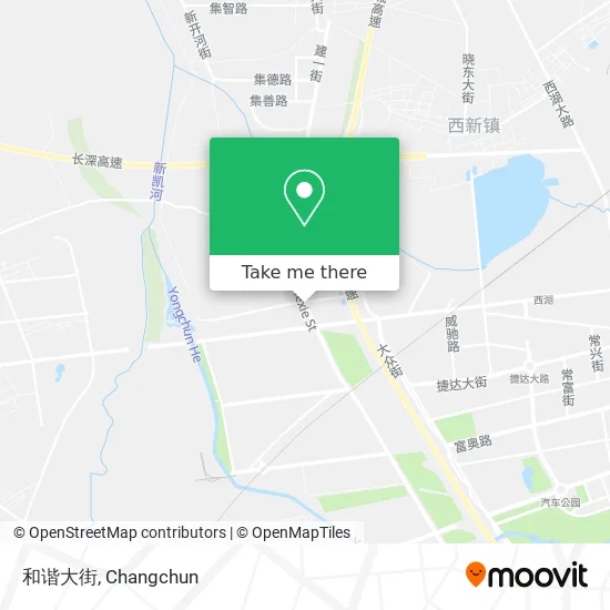 和谐大街 map