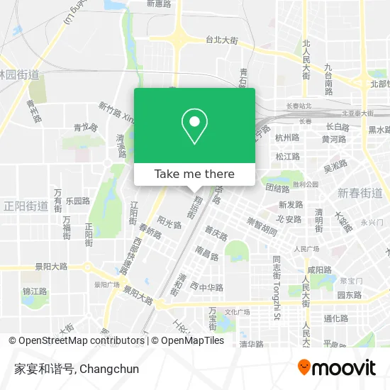 家宴和谐号 map