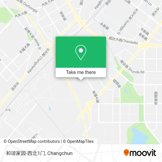 和谐家园-西北1门 map