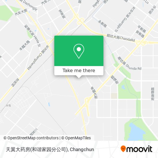 天翼大药房(和谐家园分公司) map