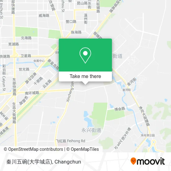 秦川五碗(大学城店) map