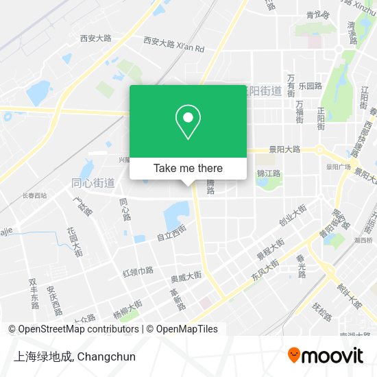 上海绿地成 map