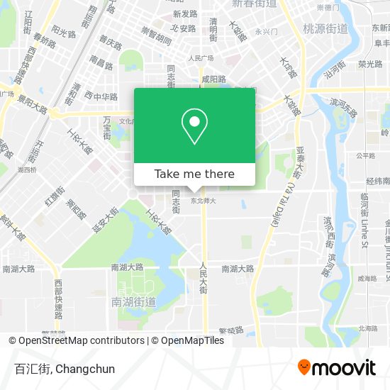 百汇街 map